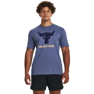 【UNDER ARMOUR】UA 巨石強森系列 男 PROJECT ROCK BRAHMA BULL 短T-Shirt _1380520-480(深藍)