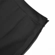【ILEY 伊蕾】交疊雙層荷葉透膚雪紡裙(黑色；M-2L；1232012147)