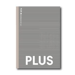 【PLUS 普樂士】B5 筆記本 方格 10本入 /包 NO-003GI(灰 75-147)