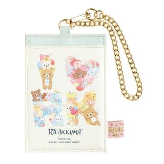 【San-X】拉拉熊 懶懶熊 20週年系列 皮質票卡夾 我愛RK 與你相遇(Rilakkuma)