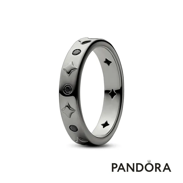 【Pandora 官方直營】曜黑寶石戒指