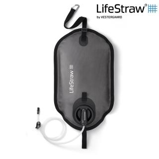 【LifeStraw】Peak 頂峰軟式水袋 8L｜深灰(過濾水袋 濾心 露營 團體旅行 房車旅行 野外求生)