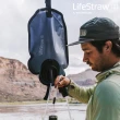 【LifeStraw】Peak 頂峰軟式水袋 8L｜深灰(過濾水袋 濾心 露營 團體旅行 房車旅行 野外求生)