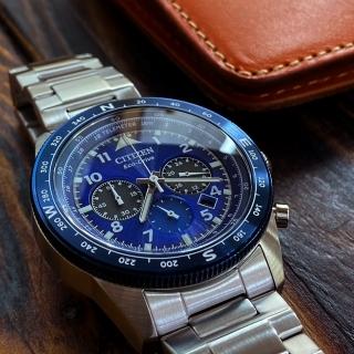【CITIZEN 星辰】Eco-Drive 追速極限光動能計時錶 手錶(CA4554-84L)