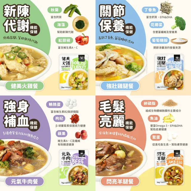 【汪喵星球】狗狗 90%鮮肉主食餐包150gX12入+2023限定雙層露營鋼杯(momo獨家組合/犬用主食餐包/露營鋼杯)