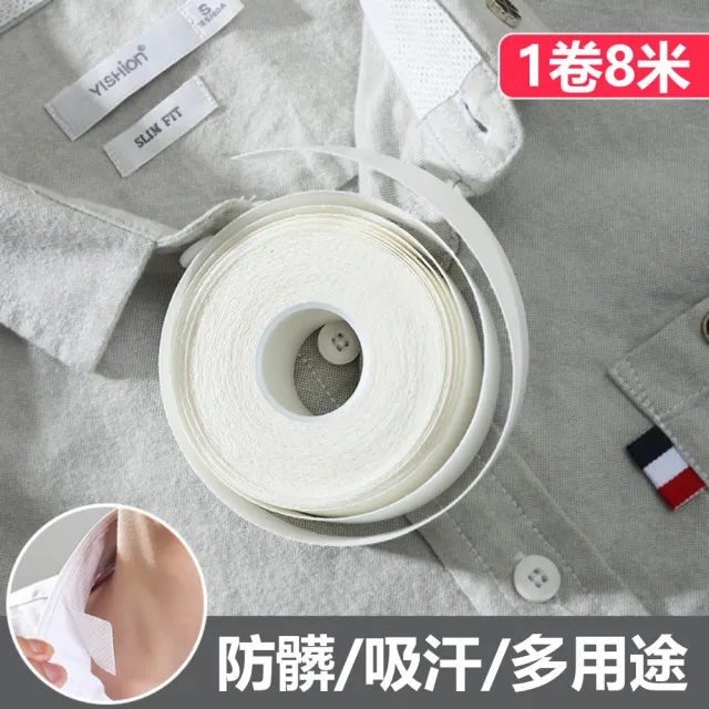 【茉家】拋棄式領口袖口帽子防污貼(1卷)