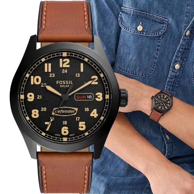 【FOSSIL】Defender 經典雅仕 太陽能時尚腕錶(FS5978)