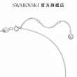 【SWAROVSKI 官方直營】Swarovski Iconic Swan 套裝 天鵝 藍色 鍍白金色 交換禮物