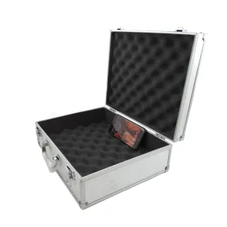 【工具達人】手提加大鋁製儀器保護箱 15吋 展示箱 器材箱 收納箱 安全箱 設備箱 大鋁箱 公文箱(190-ABXL)