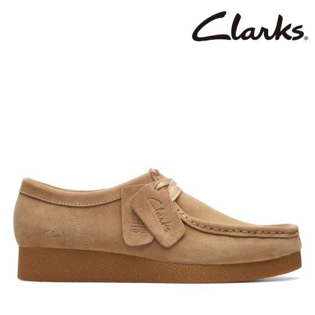 【Clarks】女鞋Wallabee EVO Sh 經典升級原創工藝兩眼孔袋鼠鞋(CLF74747C)