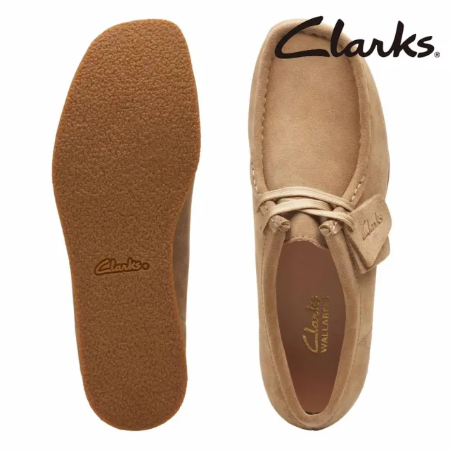 Clarks】女鞋Wallabee EVO Sh 經典升級原創工藝兩眼孔袋鼠鞋(CLF74747C