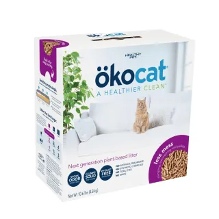 【Okocat 美國安可】凝結木屑貓砂-無塵長條4.8KG(貓砂/木屑砂/環保砂/松木砂)