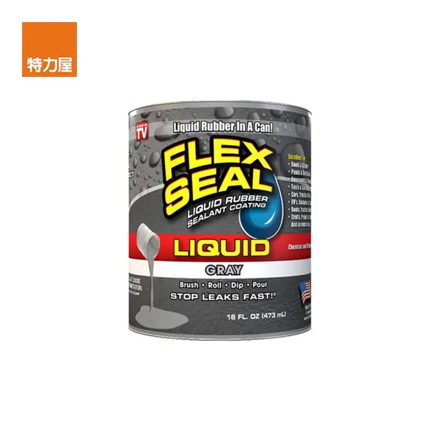【FLEX SEAL】LIQUID 萬用止漏膠 水泥灰 473ml