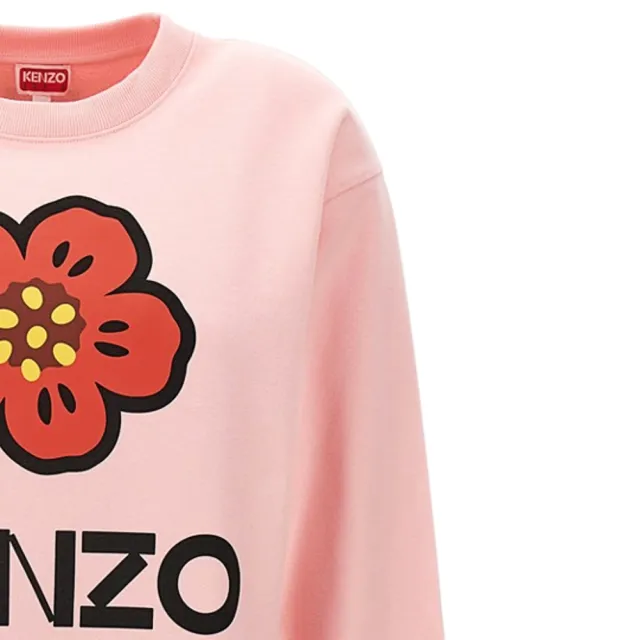 【KENZO】新款 女款 BOKE FLOWER 長袖運動衫-粉色(XS號、S號、M號、L號)