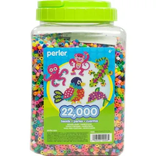 《Perler 拼拼豆豆》22000顆混色補充罐-00一般色系