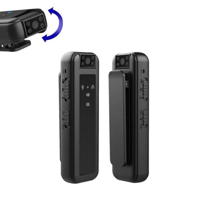 【u-ta】HD6S 200萬畫素背夾式鏡頭可旋轉微型攝錄器/密錄器(最高支援256G)