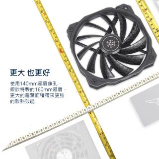 【SilverStone 銀欣】Shark Force 160(SF160B 風扇)