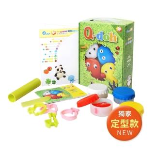 【Q-doh】運動黏土-A+B定型矽膠有機黏土(4色工具組 21110403)