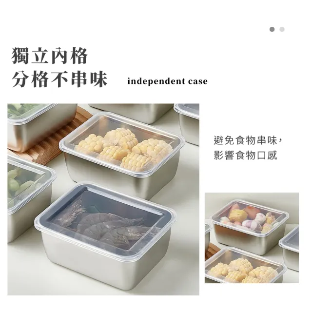日式304不鏽鋼密封保鮮盒600ml-2入(帶蓋 備菜 冰箱冷藏 食物分裝盒 便當盒 飯盒 保溫盒 野餐)