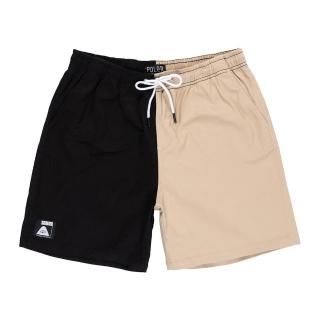 【POLER STUFF】DUSTY SHORT / 風格戶外雙色短褲(黑-淺米)