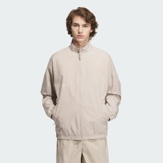 【adidas 愛迪達】外套 男款 運動外套 風衣外套 亞規 米白 IP4953