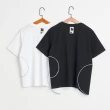 【gozo】MOMO獨家款★限量開賣 圓形剪接造型合肩T恤(三色)