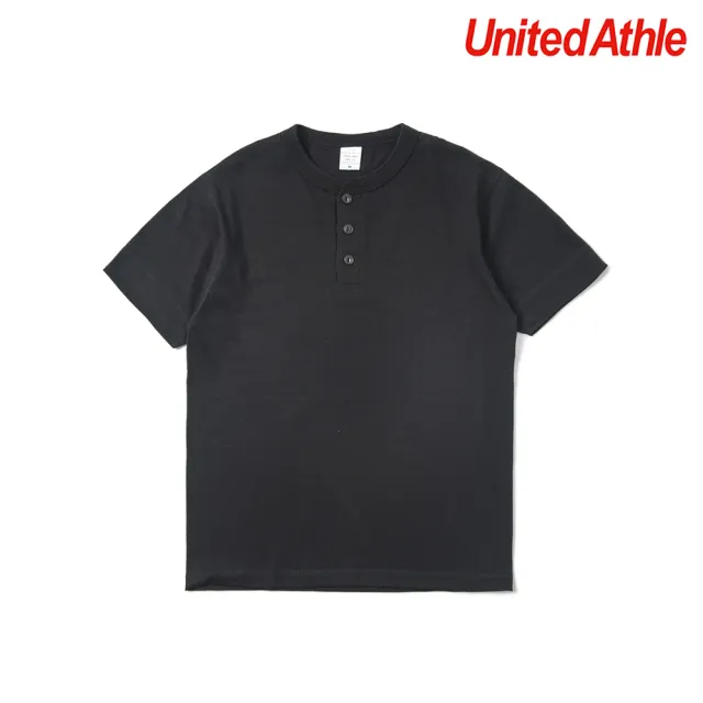 【United Athle】日本授權 5004-01 亨利領 5.6OZ 短T(United Athle 亨利領 5.6OZ 短T)