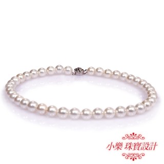 【小樂珠寶】寵妻款加長款南洋深海貝珍珠項鍊(豐滿適合10mm白色加長46公分18吋)