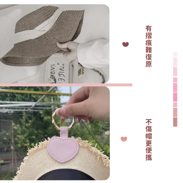 【愛心夾】心型掛式強力磁吸衣帽夾(鑰匙圈 高爾夫帽 漁夫帽 夾子 帽子 吊飾 包包掛 