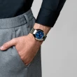 【Rado 雷達表】DiaStar鑽星系列 創始型 碳化鈦金屬陶瓷紋飾機械錶-藍色38mm R05(R12160213 防水100米)