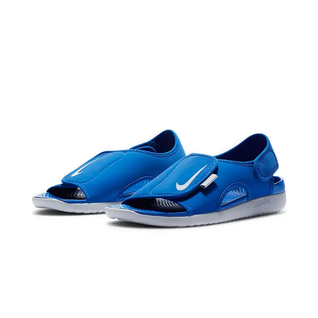 【NIKE 耐吉】涼鞋 中童 童鞋 運動 SUNRAY ADJUST 5 V2 GS/PS 藍 DB9562-400