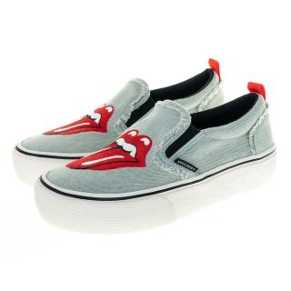 【SKECHERS】女鞋 休閒系列 滾石樂團聯名款 MARLEY - ROLLING STONES(177966DEN)
