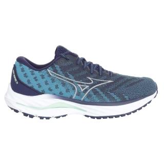 【MIZUNO 美津濃】WAVE INSPIRE 19 SSW 男慢跑鞋-4E-美津濃 藍綠灰(J1GC232254)