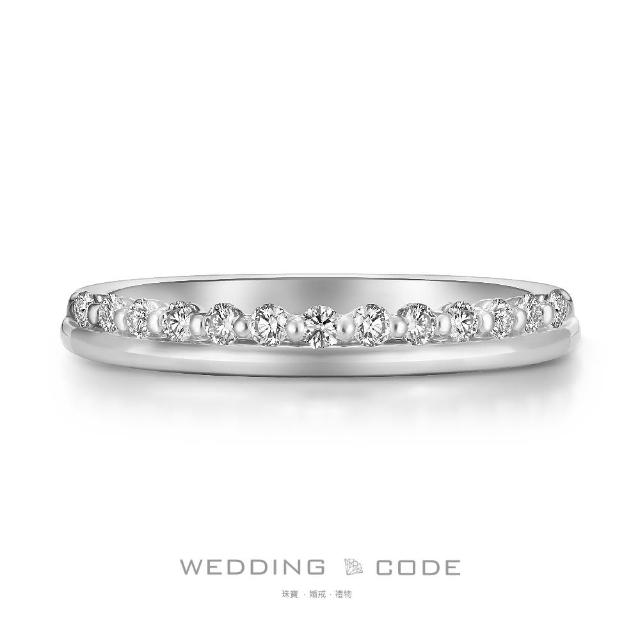 【WEDDING CODE】鉑金 12分鑽石女戒 4038(天然鑽石 母親節 現貨)