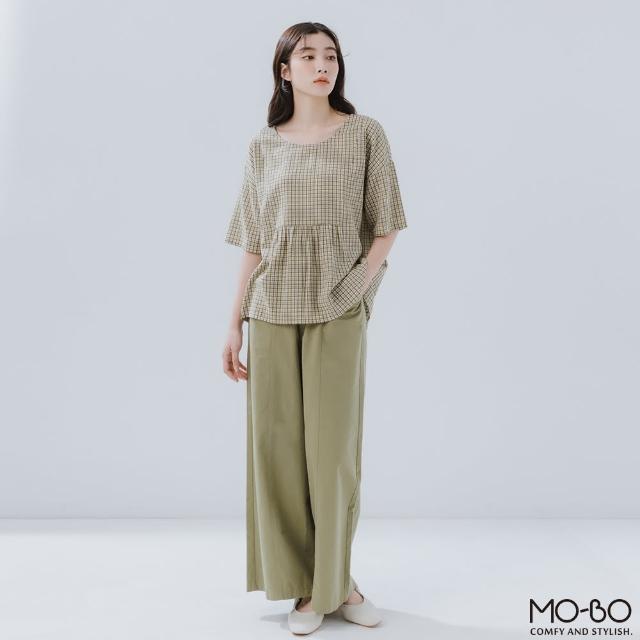 【MO-BO】野餐趣!格紋棉質上衣