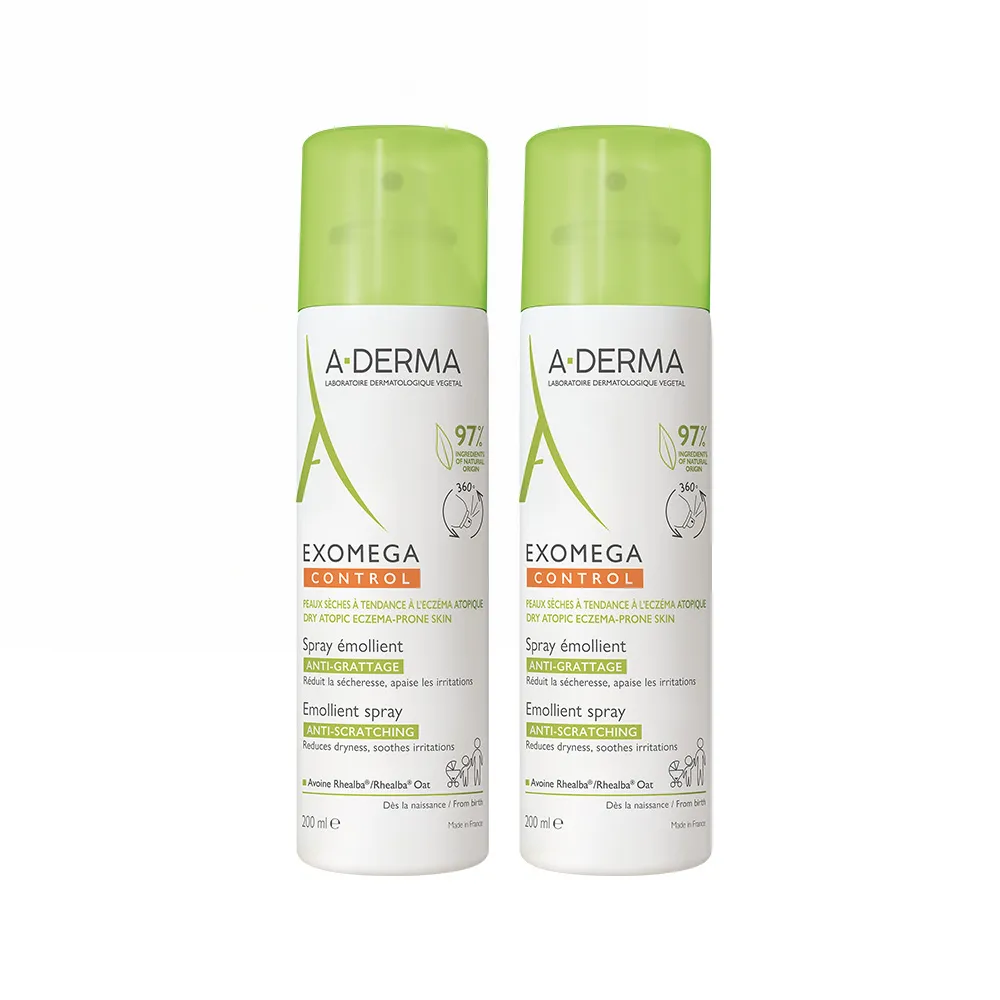 【A-DERMA 艾芙美官方直營】益護佳噴霧身體乳液200ml 2入組(舒緩保濕乳液)