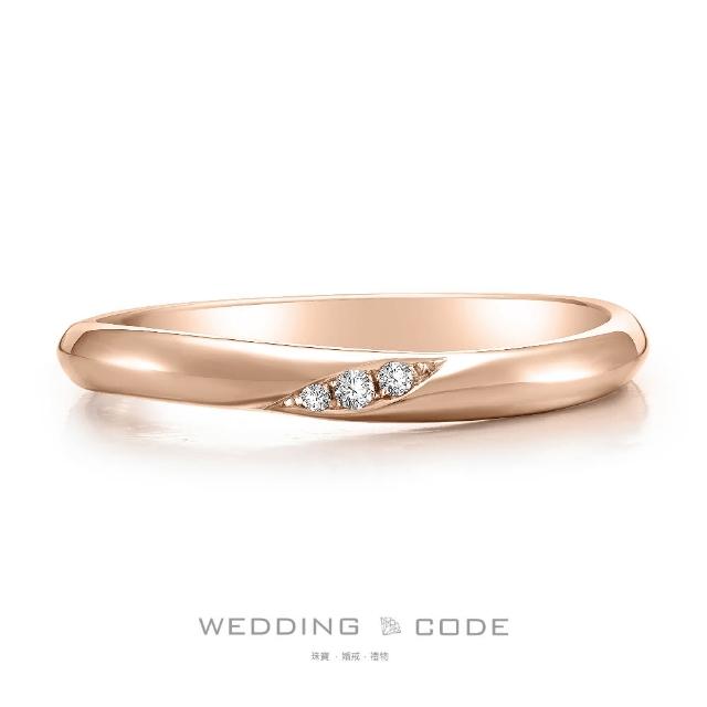 【WEDDING CODE】14K金 3分鑽石女戒 3105玫(天然鑽石 母親節 現貨)
