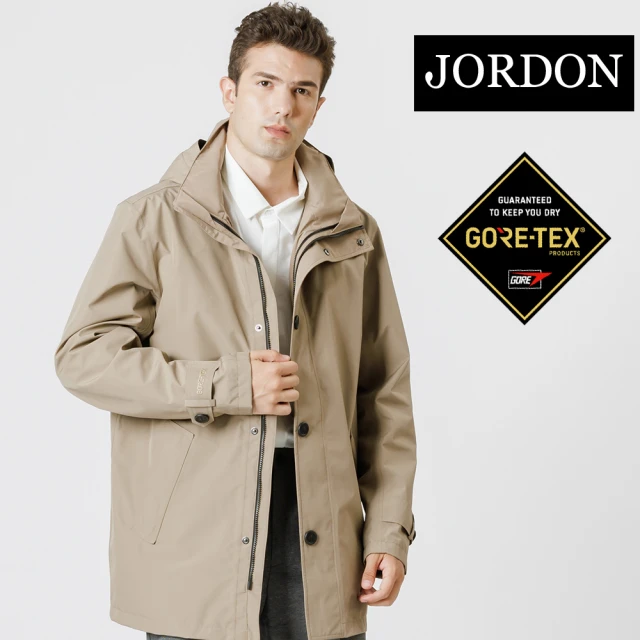 JORDON 橋登 GORE-TEX 防風防水機能短大衣(透氣/可拆帽/商務外套/男外套)