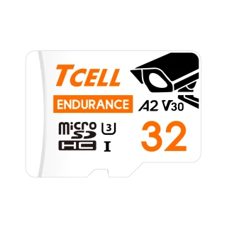 【TCELL 冠元】5入組-MicroSDHC UHS-I A2 U3 32GB(監控專用記憶卡)
