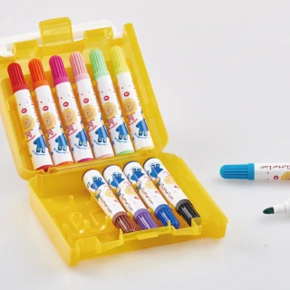 【SIMBALION 雄獅文具】透明盒12色彩色筆BLM-12 開學文具