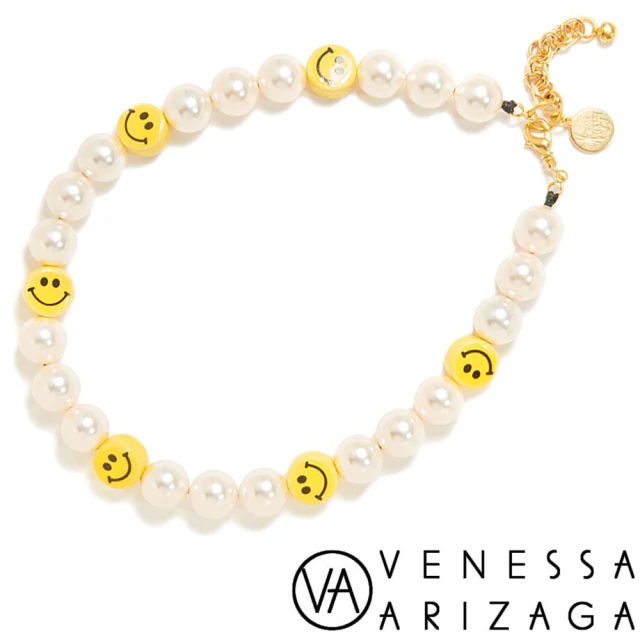 Venessa Arizaga SUNSHINE SMILE PEARL NECKLACE 笑臉項鍊 珍珠項鍊(美國紐約)