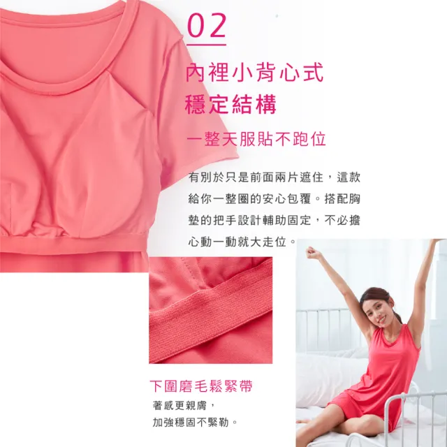 【iFit】愛瘦身 Fitty 冰紛兩用型 Bra-Top－短袖長版上衣