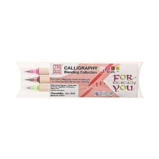 【Kuretake 吳竹】ZIG 雙頭平頭麥克筆 2mm/5mm 贈 3支入 /盒 MS-3400-3VGI(日本品牌)