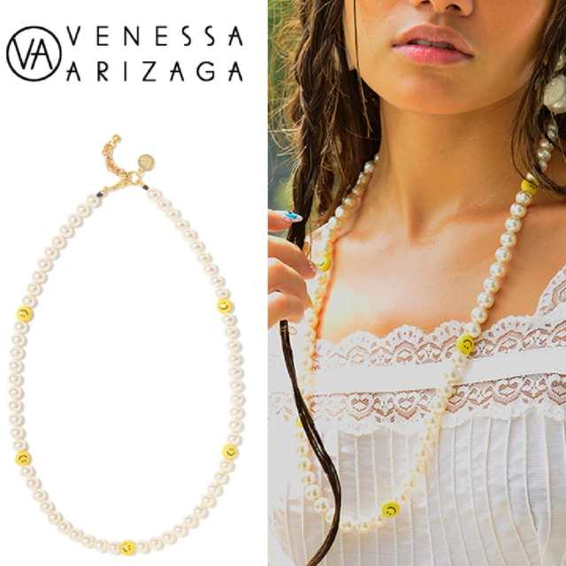 Venessa Arizaga SUNSHINE SMILE PEARL NECKLACE 笑臉項鍊 珍珠項鍊(美國紐約)