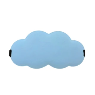 【午睡必備】3D立體冰絲可愛雲朵造型眼罩(出國旅行必備 遮光 緩解眼部疲勞 少女感 減壓 便攜 舒眠)