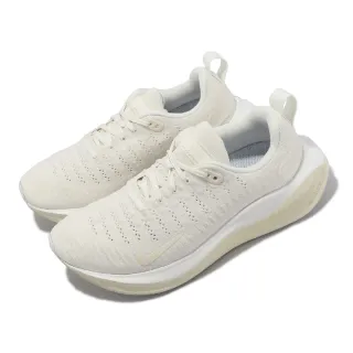 【NIKE 耐吉】慢跑鞋 Wmns ReactX Infinity Run 4 女鞋 米白 針織鞋面 緩震 運動鞋(DR2670-005)