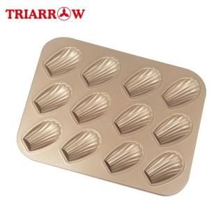 【三箭牌】瑪德蓮十二連烤模 G7275(金不沾)