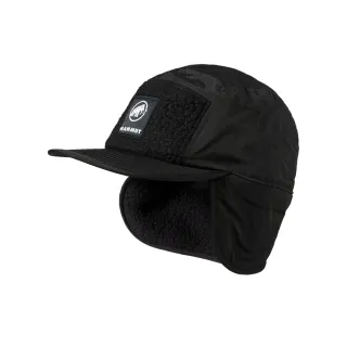 【Mammut 長毛象官方直營】Fleece Cap 絨毛保暖飛行帽 黑色 #1191-01400