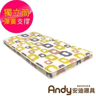 【安迪寢具】獨立筒床墊 8公分厚度 雙人加大6尺(獨立筒床墊 厚度8公分 捲包壓縮床墊 雙人床墊)