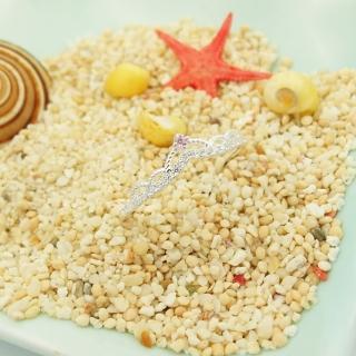 【Niloe】纏繞指尖 愛綿延不斷 純銀對戒 尾戒 指耀華麗系列 女款創新設計(925純銀 尾戒 對戒